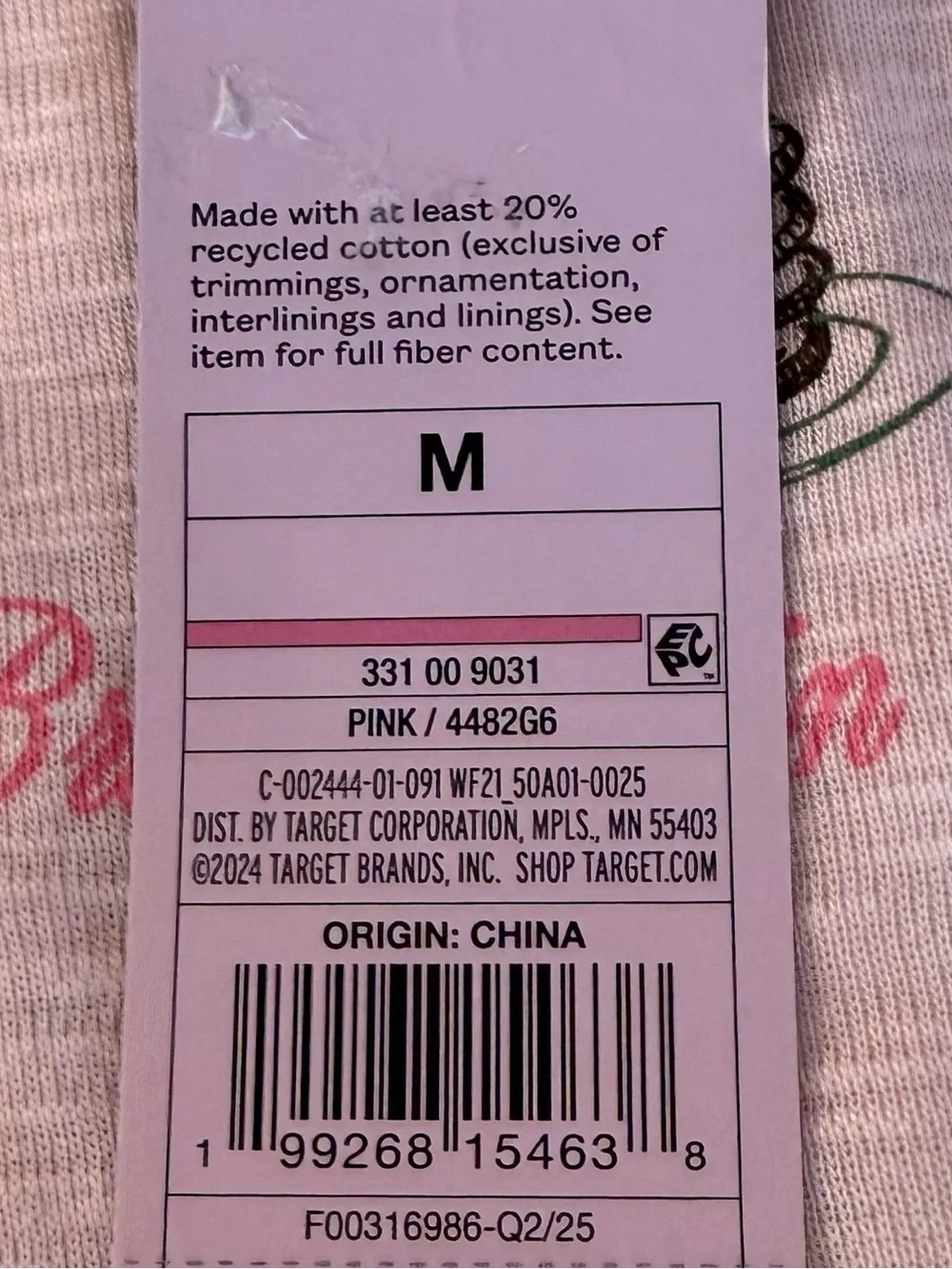 Wild Fable Breakfast In Bed Baby Pink Graphic Tee Women’s Medium NWT